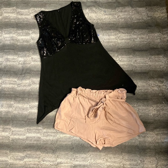 Black sequin summer tank top 🖤🖤 - Picture 6 of 8